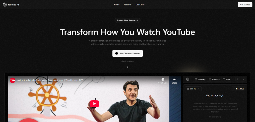 Chat with YouTube
