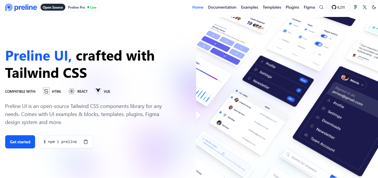 PrelineUI