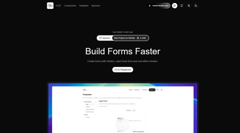 shadcn-form