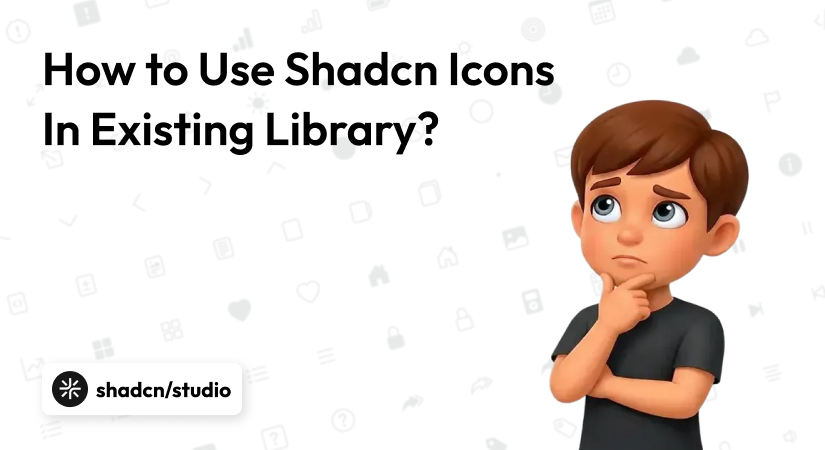 How to Use Shadcn Icons in Existing Library?